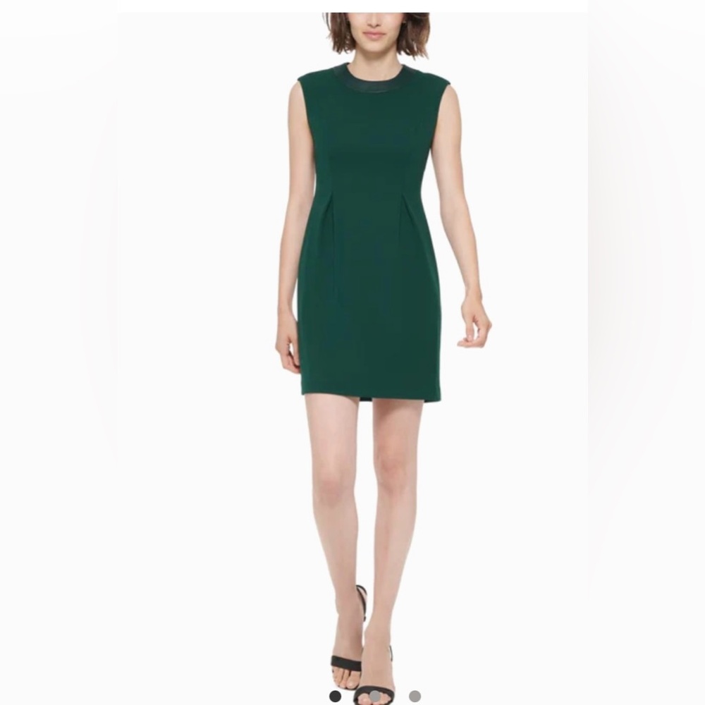 NWT Calvin Klein Green Mini Dress